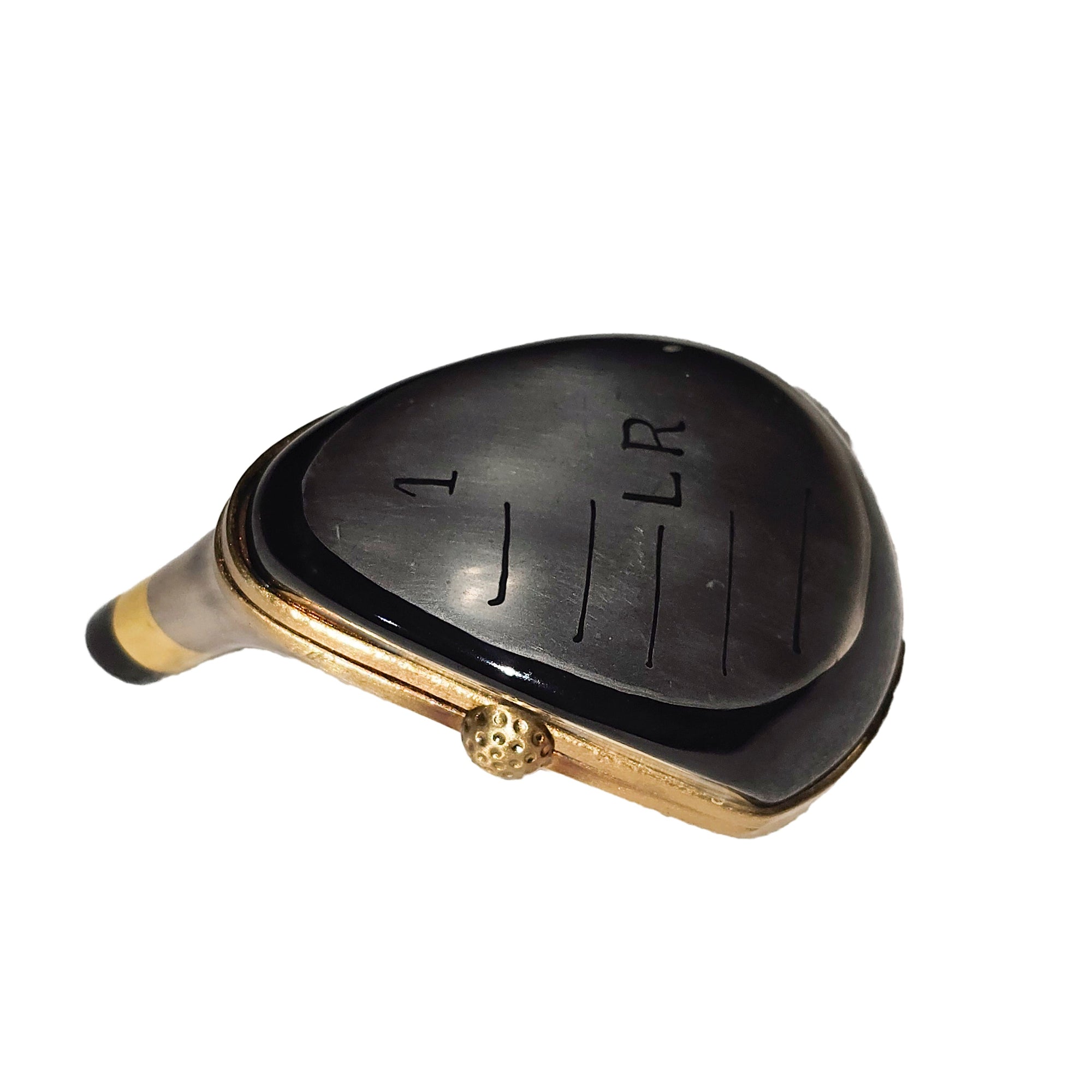 Golfing Glamour Limoges Box Porcelain Limoges Sports French Trinket Box