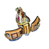 Noah's Ark Enchanting Treasure Box Porcelain Limoges christian religious French Trinket Box