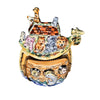 Noah's Ark Enchanting Treasure Box Porcelain Limoges christian religious French Trinket Box