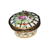 Elegant Floral Limoges Box Porcelain Limoges Traditional French Trinket Box