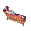 Elegant Limoges Fainting Couch Porcelain Limoges Furniture French Trinket Box