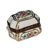 Scalloped Floral Limoges Box Porcelain Limoges traditional French Trinket Box