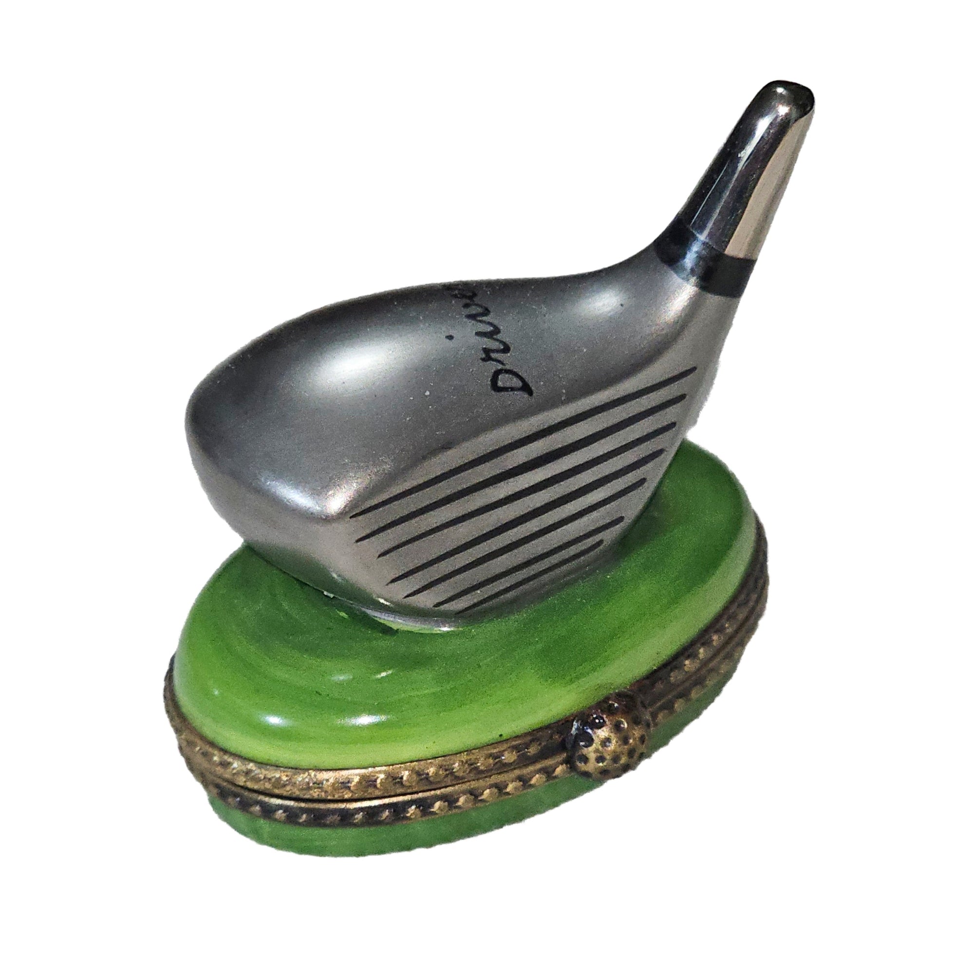 Golf Club Driver Limoges Box Porcelain Limoges sports French Trinket Box