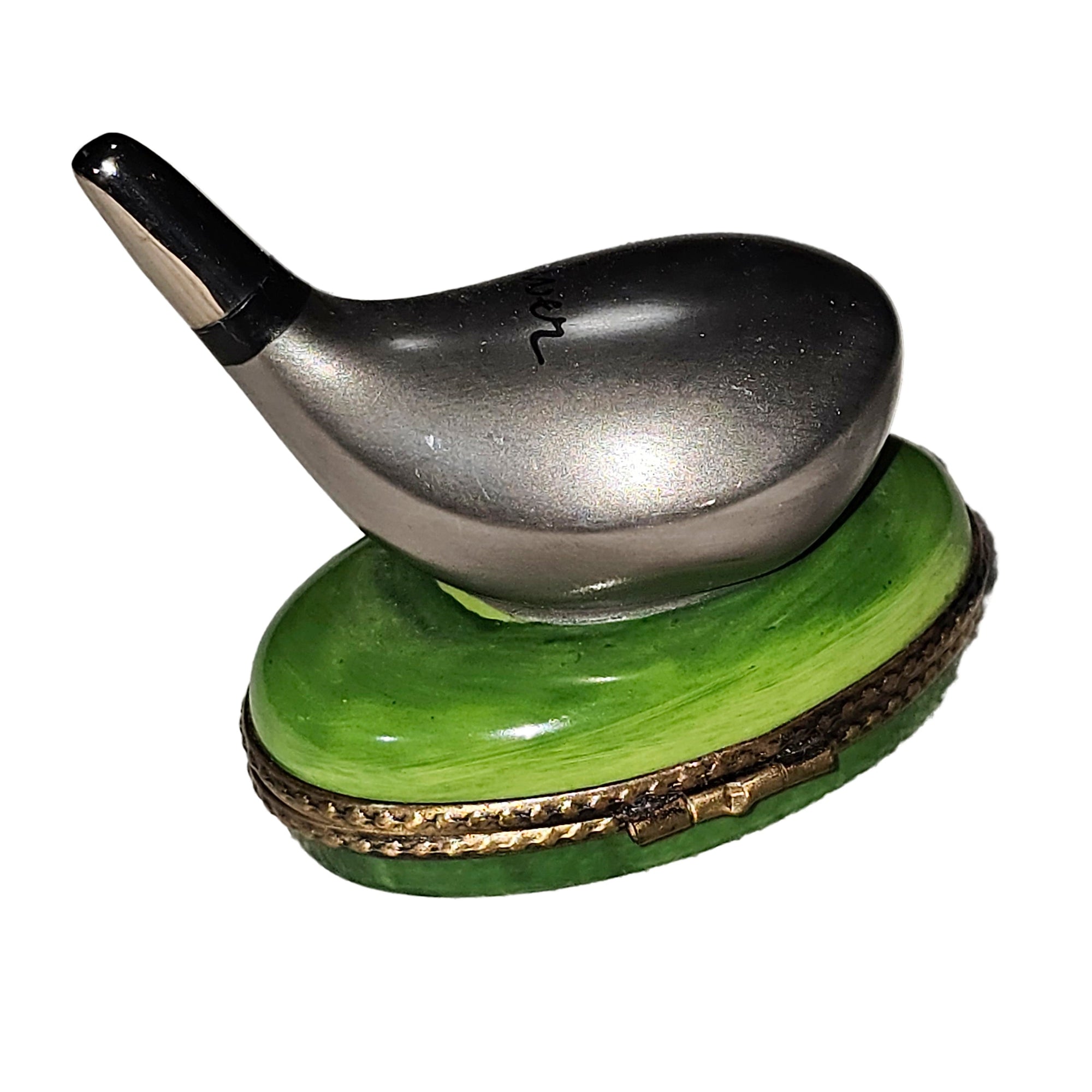 Golf Club Driver Limoges Box Porcelain Limoges sports French Trinket Box