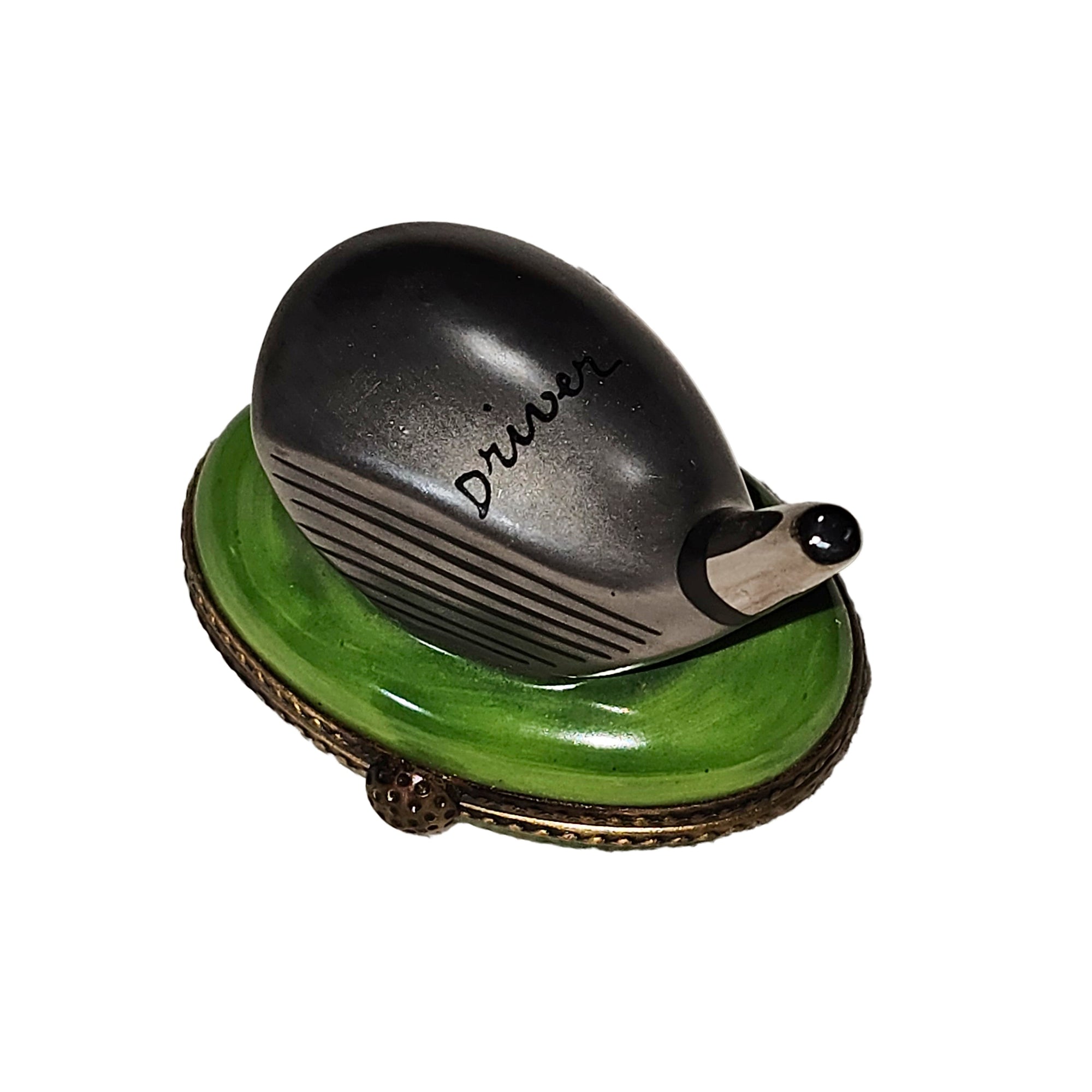 Golf Club Driver Limoges Box Porcelain Limoges sports French Trinket Box