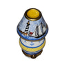Light Blue Sailboat Lighthouse Lamp