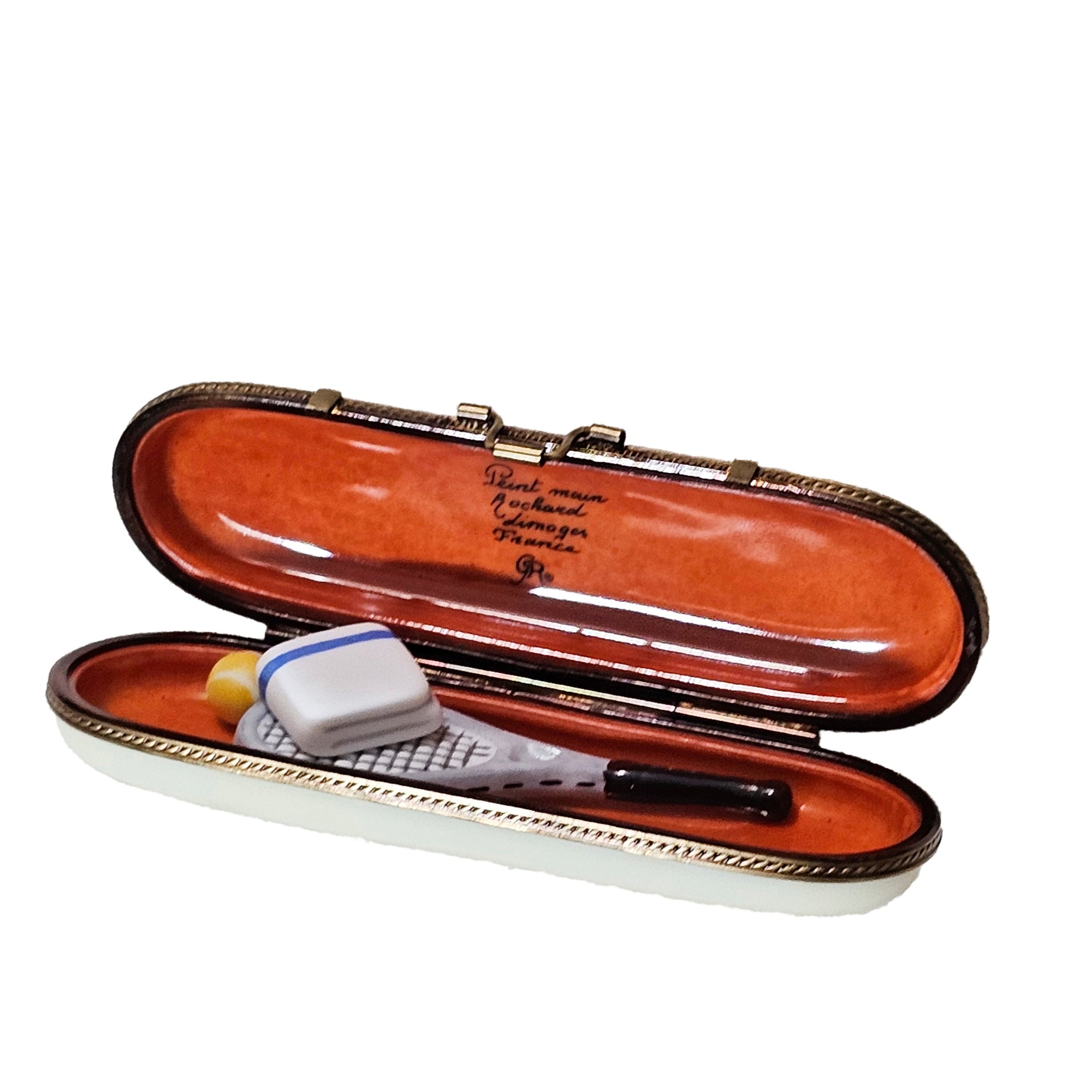 Tennis Dreams Limoges Box Porcelain Limoges sport sports French Trinket Box