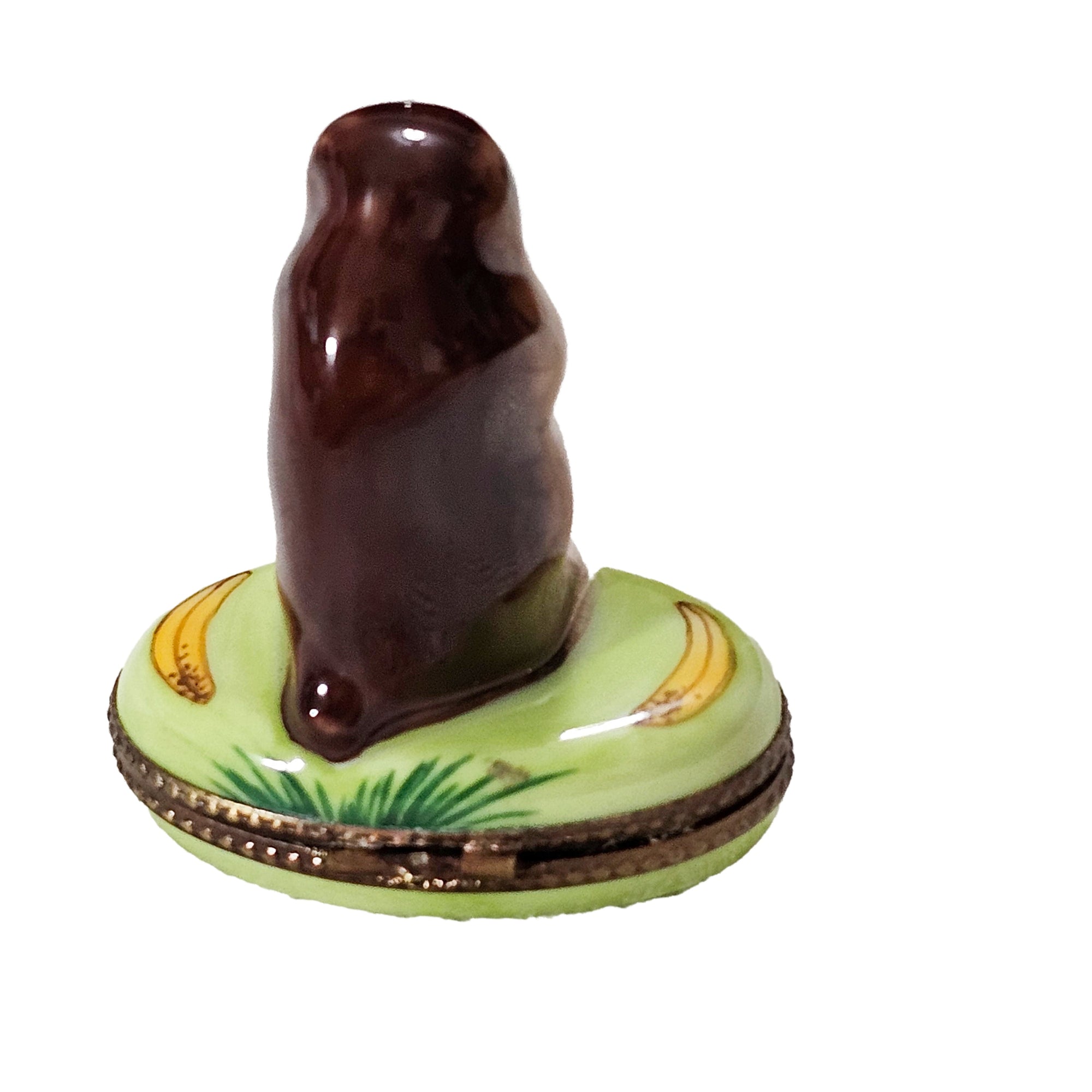 Charming Monkey Limoges Box Porcelain Limoges wild animal French Trinket Box