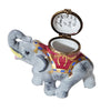 Trunk Up Royal Elephant Box Porcelain Limoges wild animal French Trinket Box