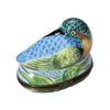 Vibrant Hand-Painted Bird Box Porcelain Limoges Bird Birds French Trinket Box