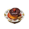 Delightful Cherry Cake Limoges Box Porcelain Limoges Dessert French Trinket Box