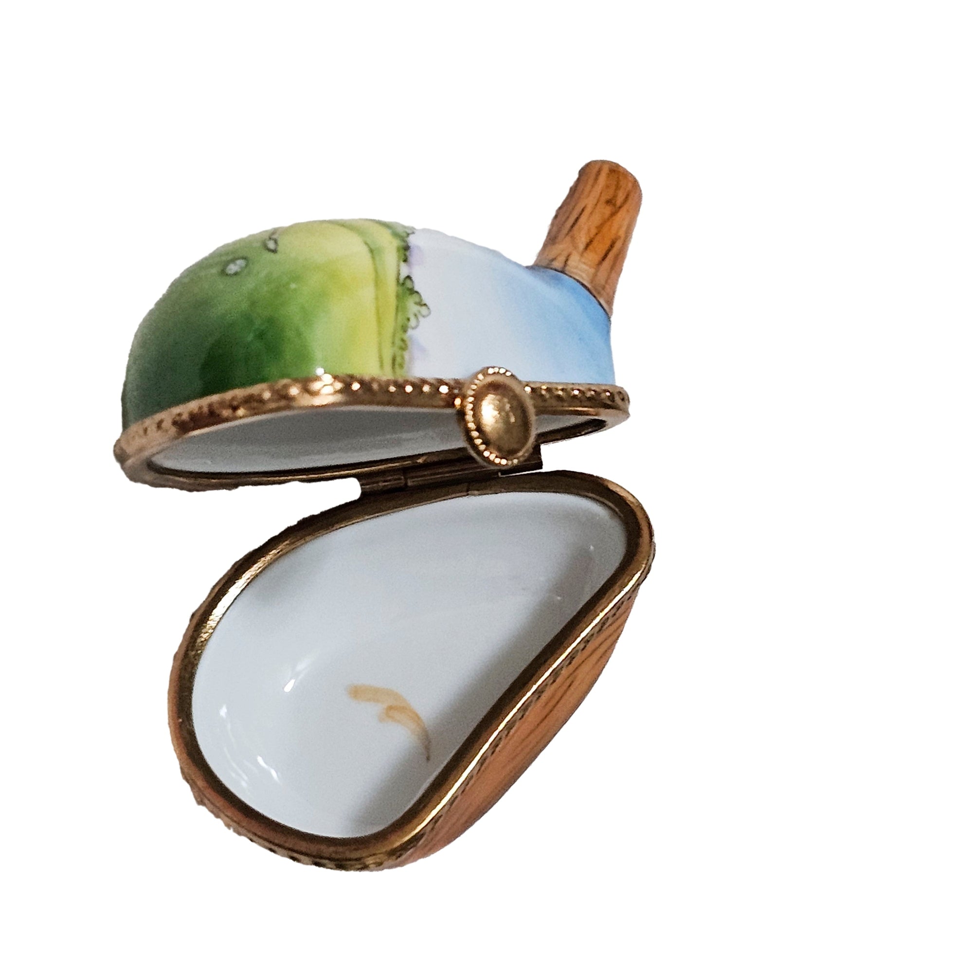 Female Golfer Limoges Box Porcelain Limoges sports French Trinket Box