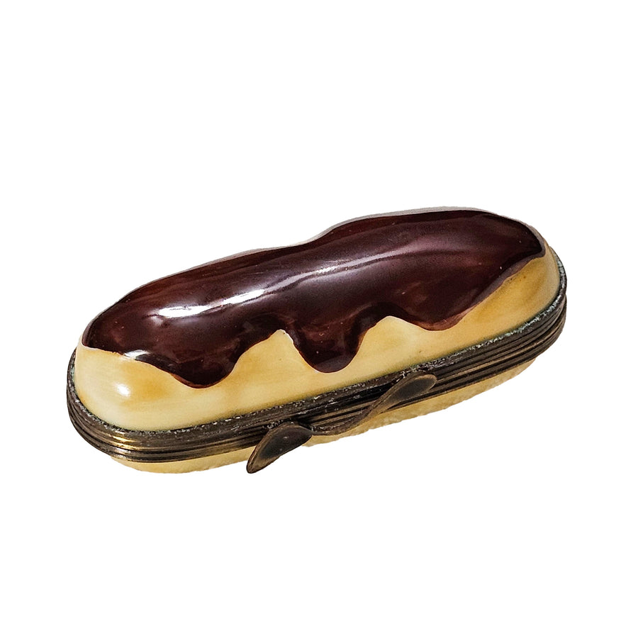Delightful Eclair Limoges Box Porcelain Limoges Dessert French Trinket Box