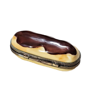 Delightful Eclair Limoges Box Porcelain Limoges Dessert French Trinket Box