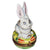 Charming White Rabbit Limoges Box
