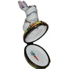 Charming White Rabbit Limoges Box