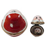 3 Old World Nesting Santas Porcelain Limoges Santa Claus Limoges Boxes French Trinket Box