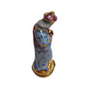 6 Piece Gold Bottom Nativity Set Porcelain Limoges nativity French Trinket Box