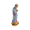 6 Piece Gold Bottom Nativity Set Porcelain Limoges nativity French Trinket Box
