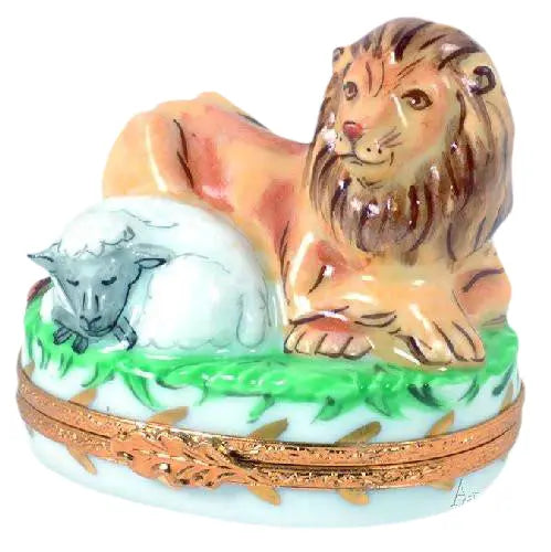 Lion And Lamb Jewish Christian Limoges Box Gifts
