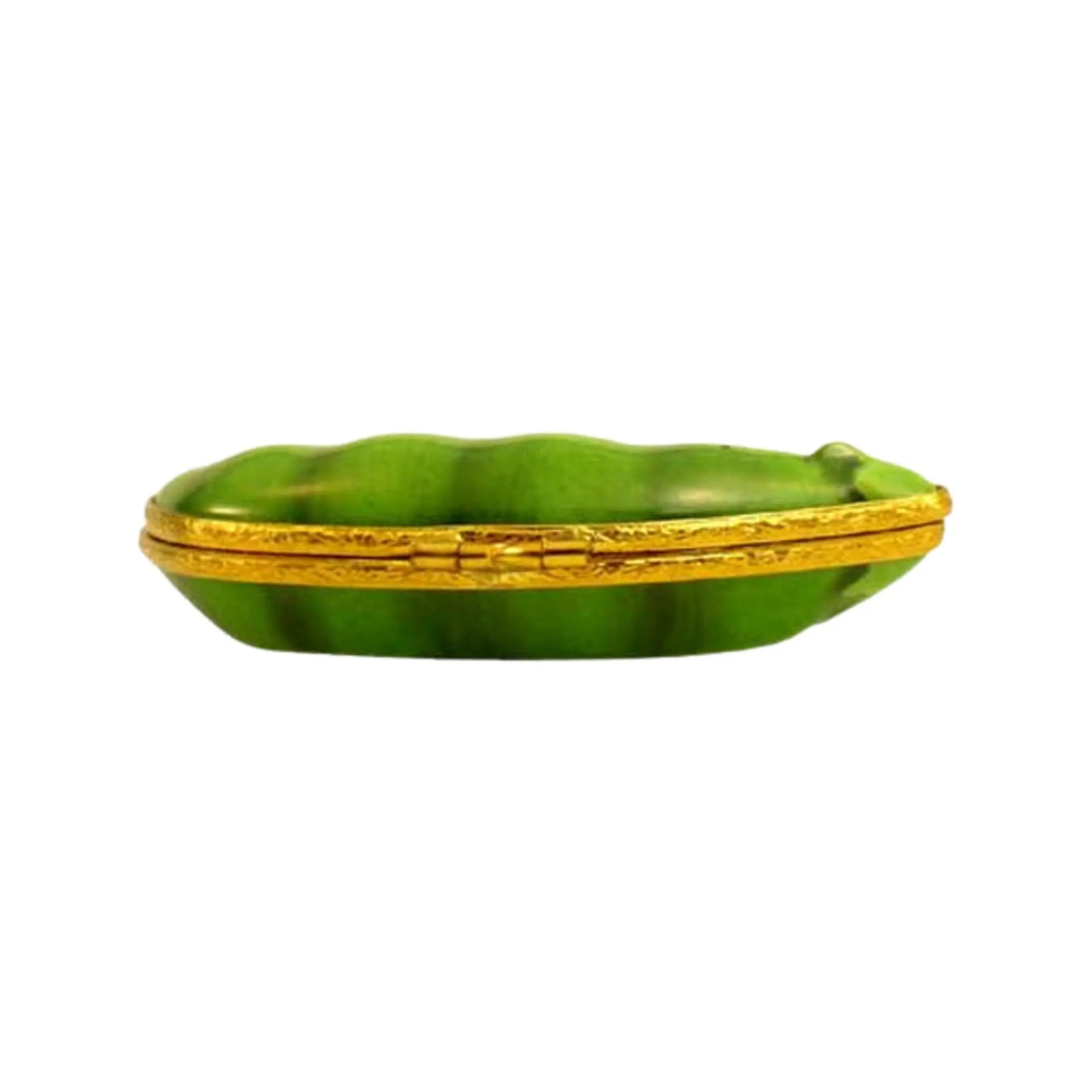 A Pea In A Pod Porcelain Limoges Vegetables Fruit French Trinket Box