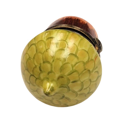 Acorn Nut Limoges Figurine Porcelain Limoges fruit Vegetables French Trinket Box