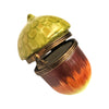 Acorn Nut Limoges Figurine Porcelain Limoges fruit Vegetables French Trinket Box
