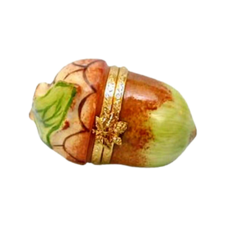 Acorn Porcelain Limoges Vegetables Fruit French Trinket Box