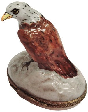 American Bald Eagle Limoges Box Porcelain Limoges bird patriotic united states French Trinket Box