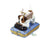 Angel Puppy Dog Porcelain Limoges angel dog religion French Trinket Box