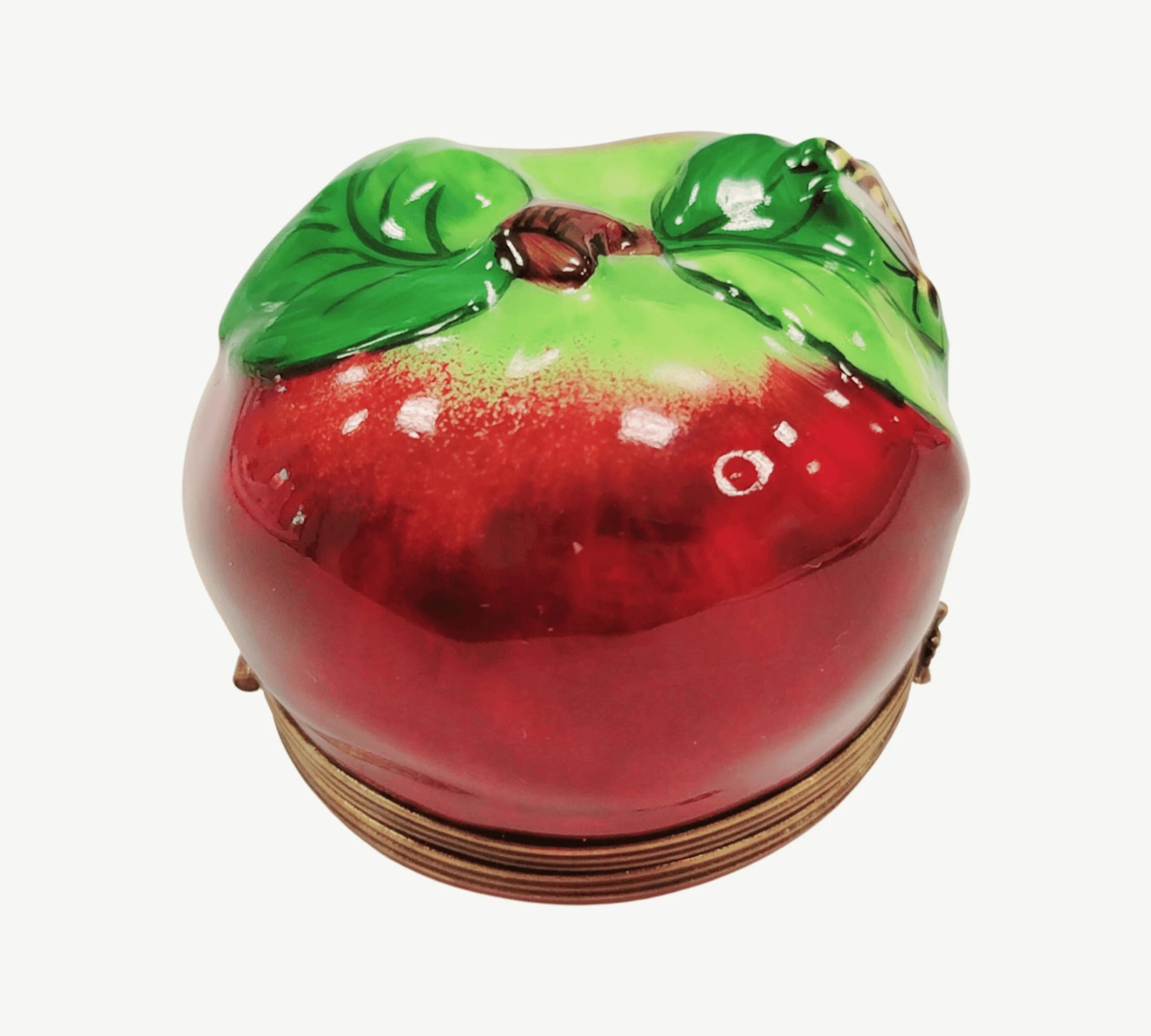 Apple and Bee Limoges Box Porcelain Limoges fruit Vegetables French Trinket Box