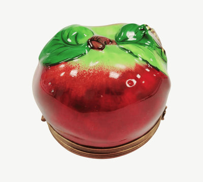 Apple and Bee Limoges Box Porcelain Limoges fruit Vegetables French Trinket Box