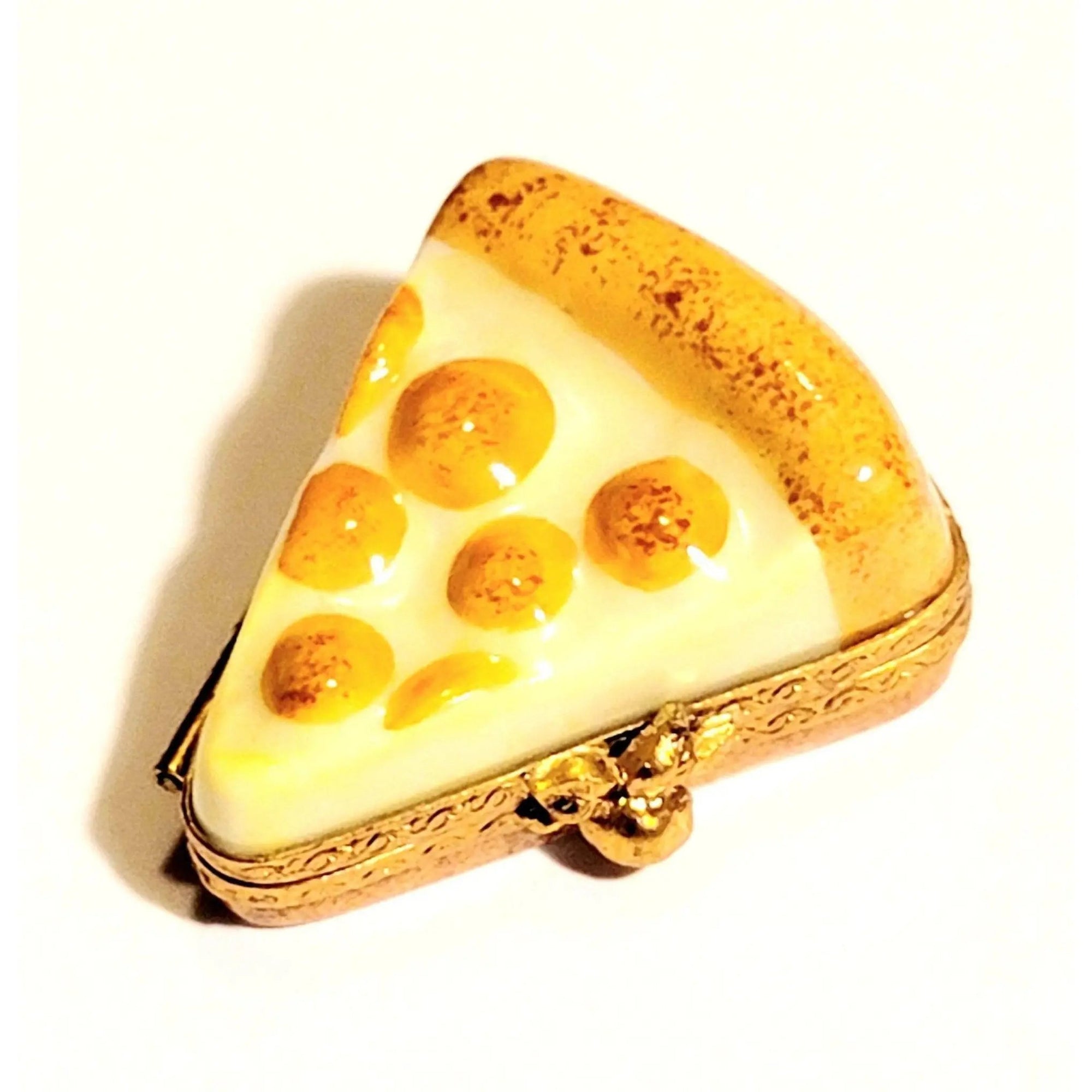 Apricot Flan Porcelain Box Porcelain Limoges Dessert French Trinket Box