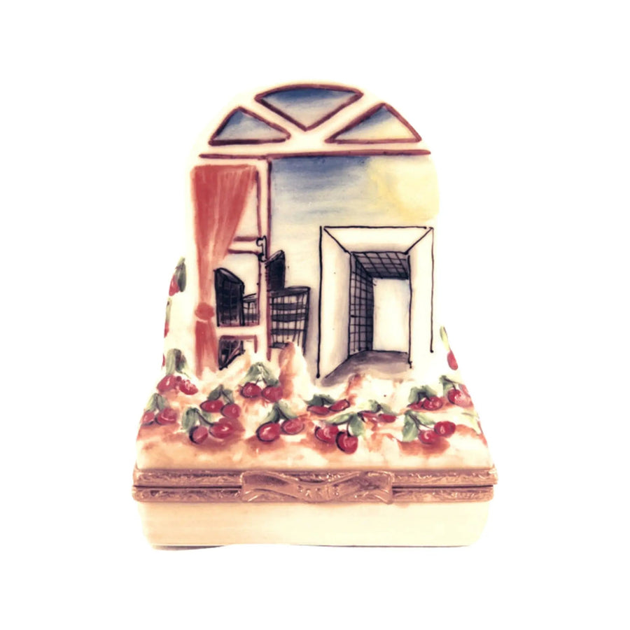 Arched Window Of La Defence Porcelain Limoges home French Trinket Box