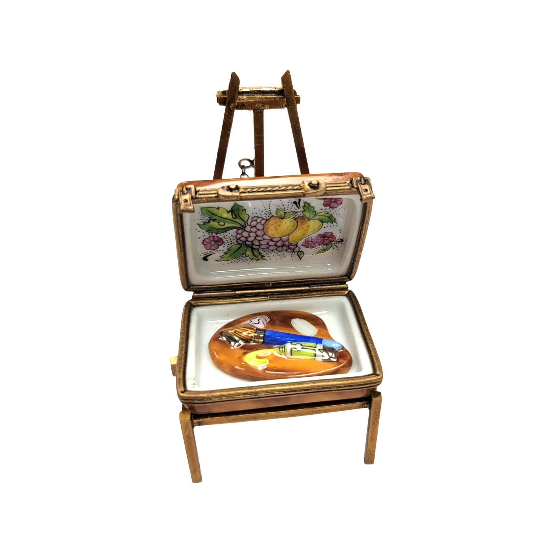 Art Case Limoges Box Delight Porcelain Limoges Fine Art French Trinket Box