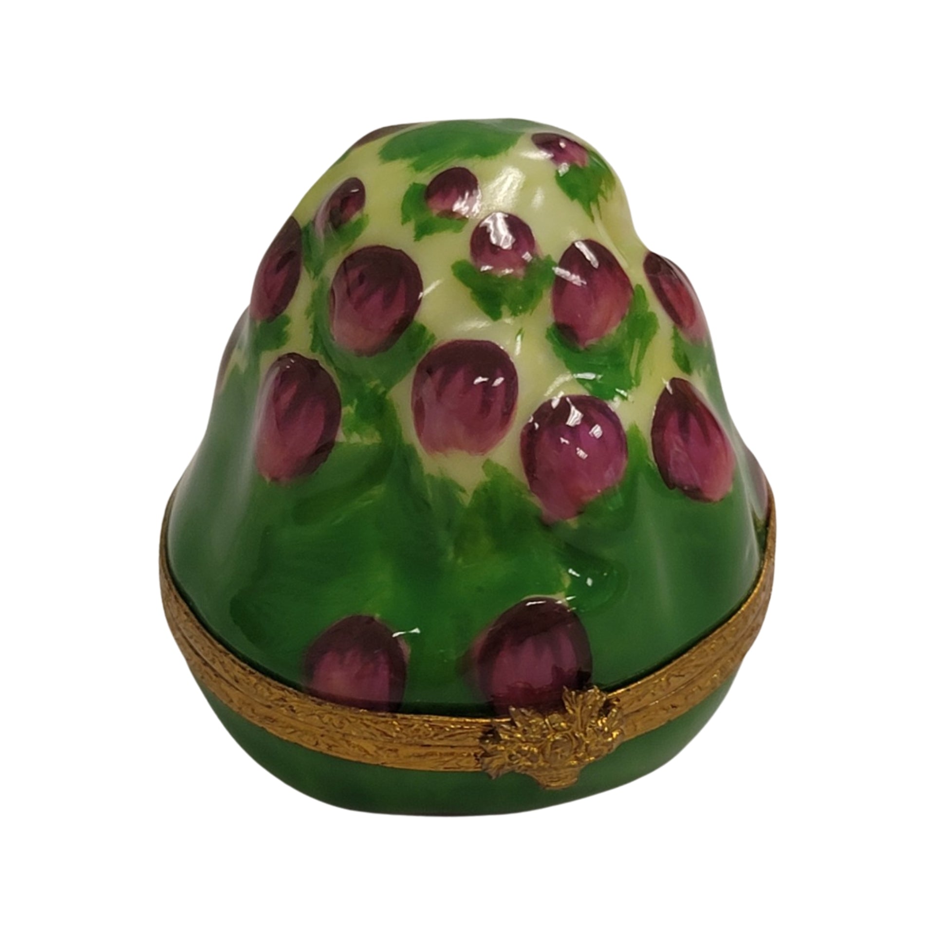 Artichoke Porcelain Trinket Box Porcelain Limoges fruit Vegetables French Trinket Box