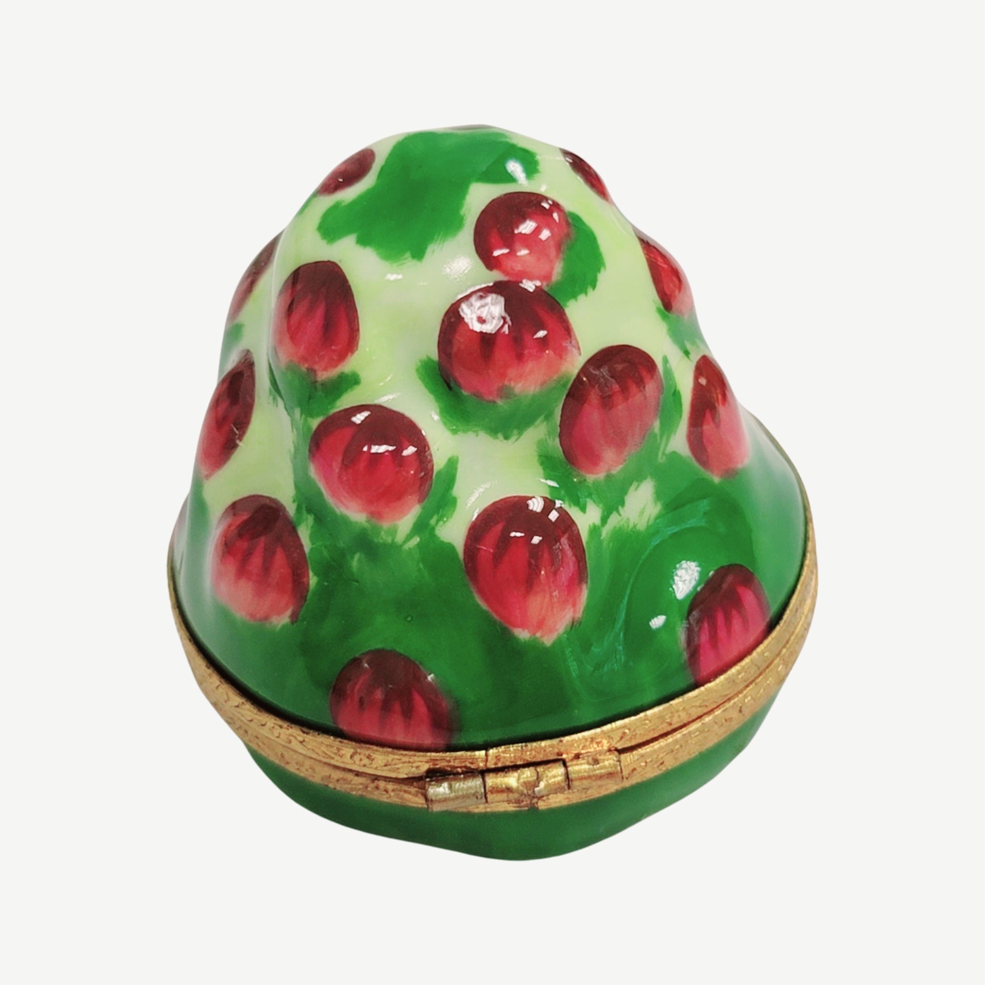 Artichoke Porcelain Trinket Box Porcelain Limoges fruit Vegetables French Trinket Box