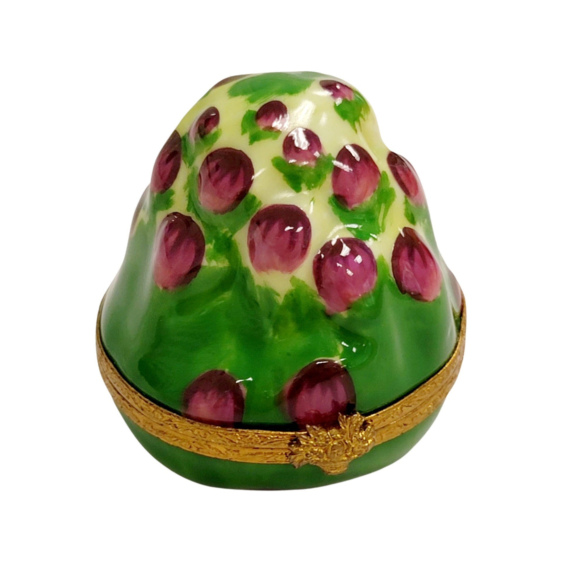 Artichoke Porcelain Trinket Box Porcelain Limoges fruit Vegetables French Trinket Box