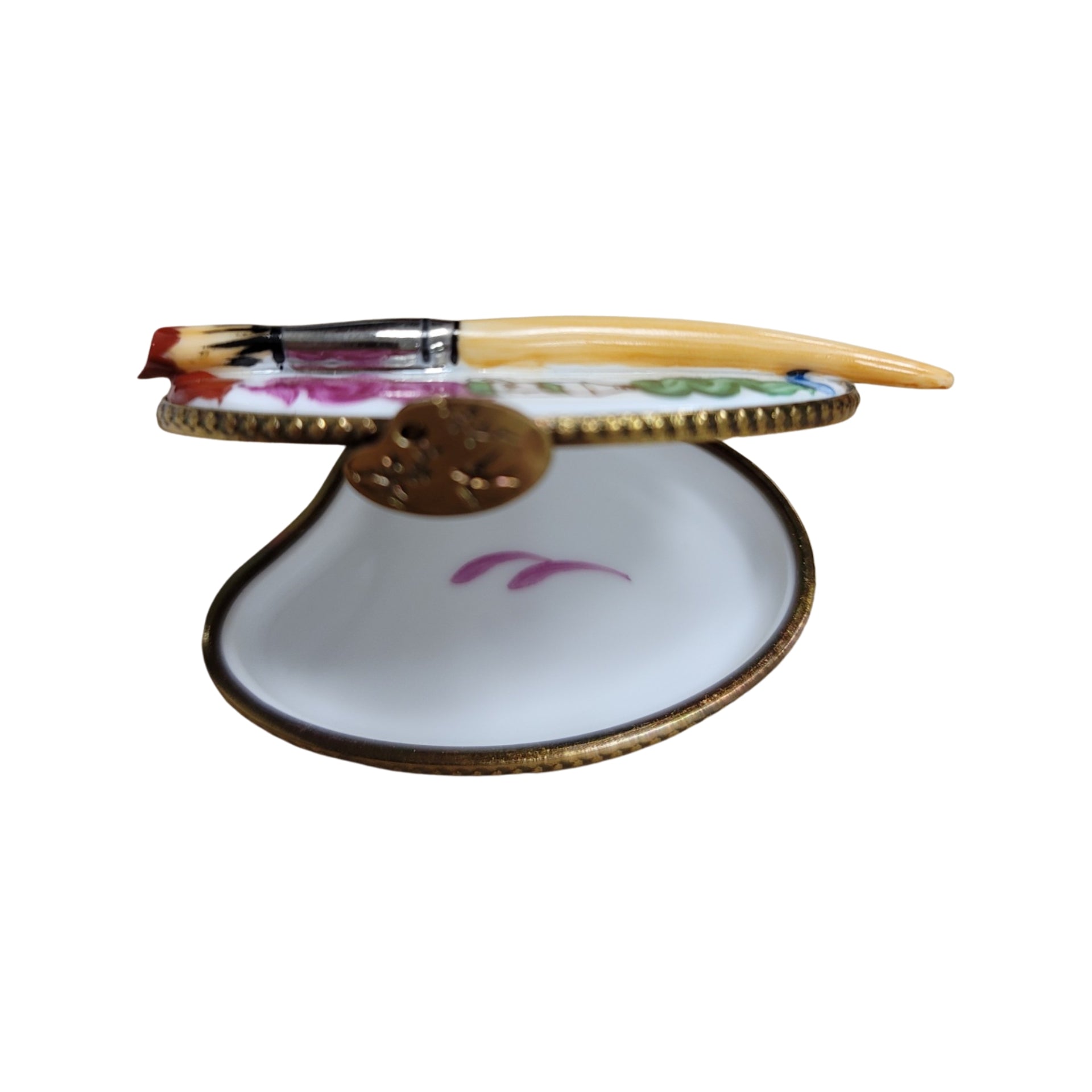 Artist Palette Limoges Box Porcelain Limoges Fine Art French Trinket Box