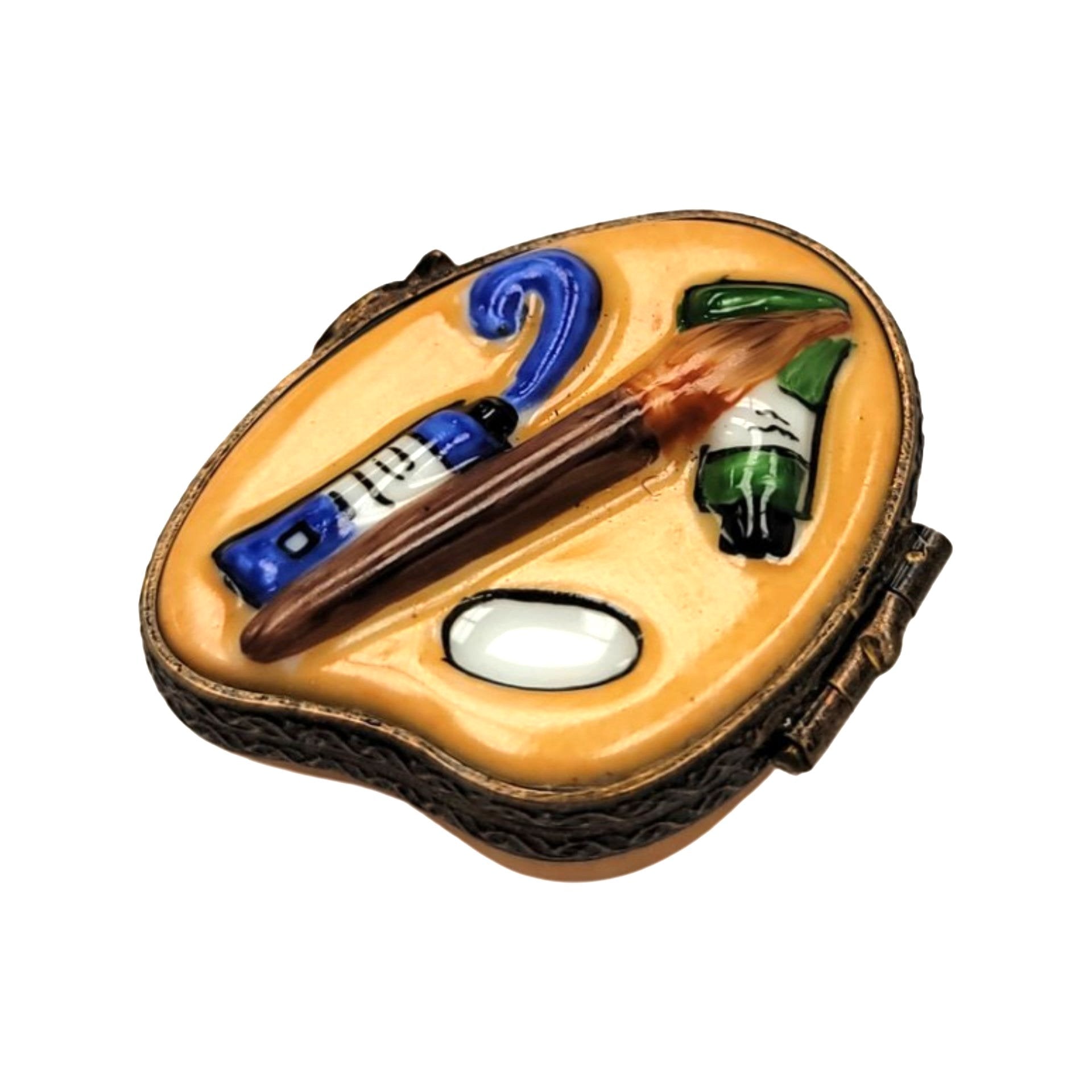 Artistic Palette Limoges Box Porcelain Limoges Fine Art French Trinket Box