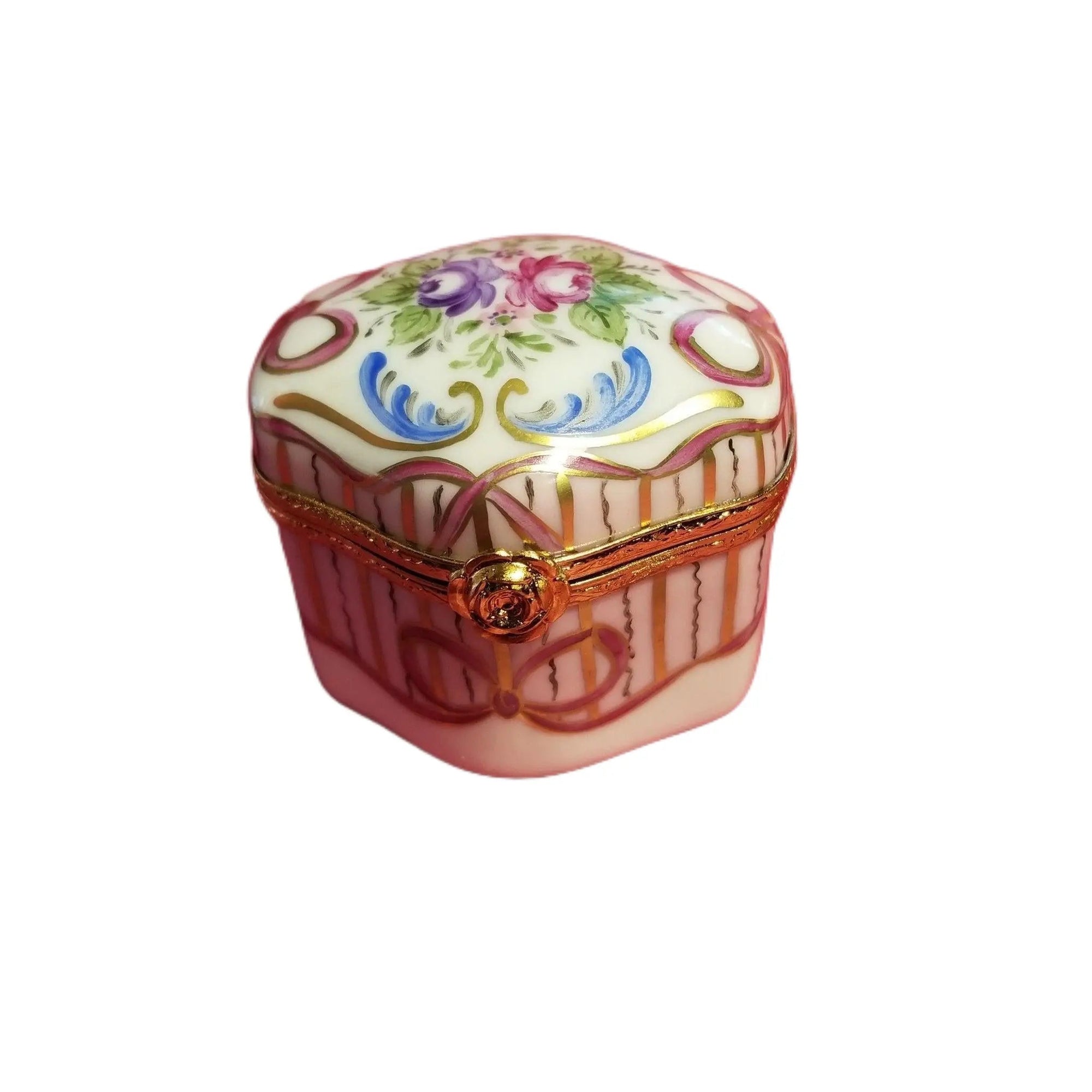 Artoria Odd Shape Perfume Bottles Porcelain Limoges Perfume French Trinket Box