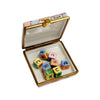 Baby Blocks Limoges Box Figurine Porcelain Limoges baby French Trinket Box