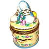 Baby Shoes Limoges Trinket Box Porcelain Limoges baby limoges box babies maternity French Trinket Box