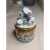 Baby Shoes Limoges Trinket Box Porcelain Limoges baby limoges box babies maternity French Trinket Box