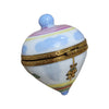 Baby Spinning Top Limoges Box Porcelain Limoges Limoges Boxes baby figurine maternity French Trinket Box