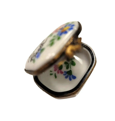 Baby Teeth Keepsake Box Porcelain Limoges Baby French Trinket Box