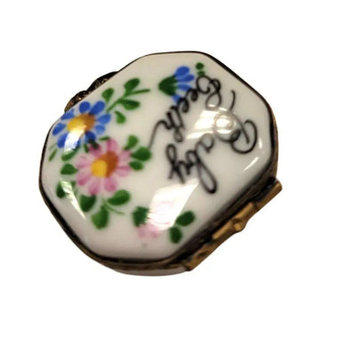 Baby Teeth Keepsake Box Porcelain Limoges Baby French Trinket Box