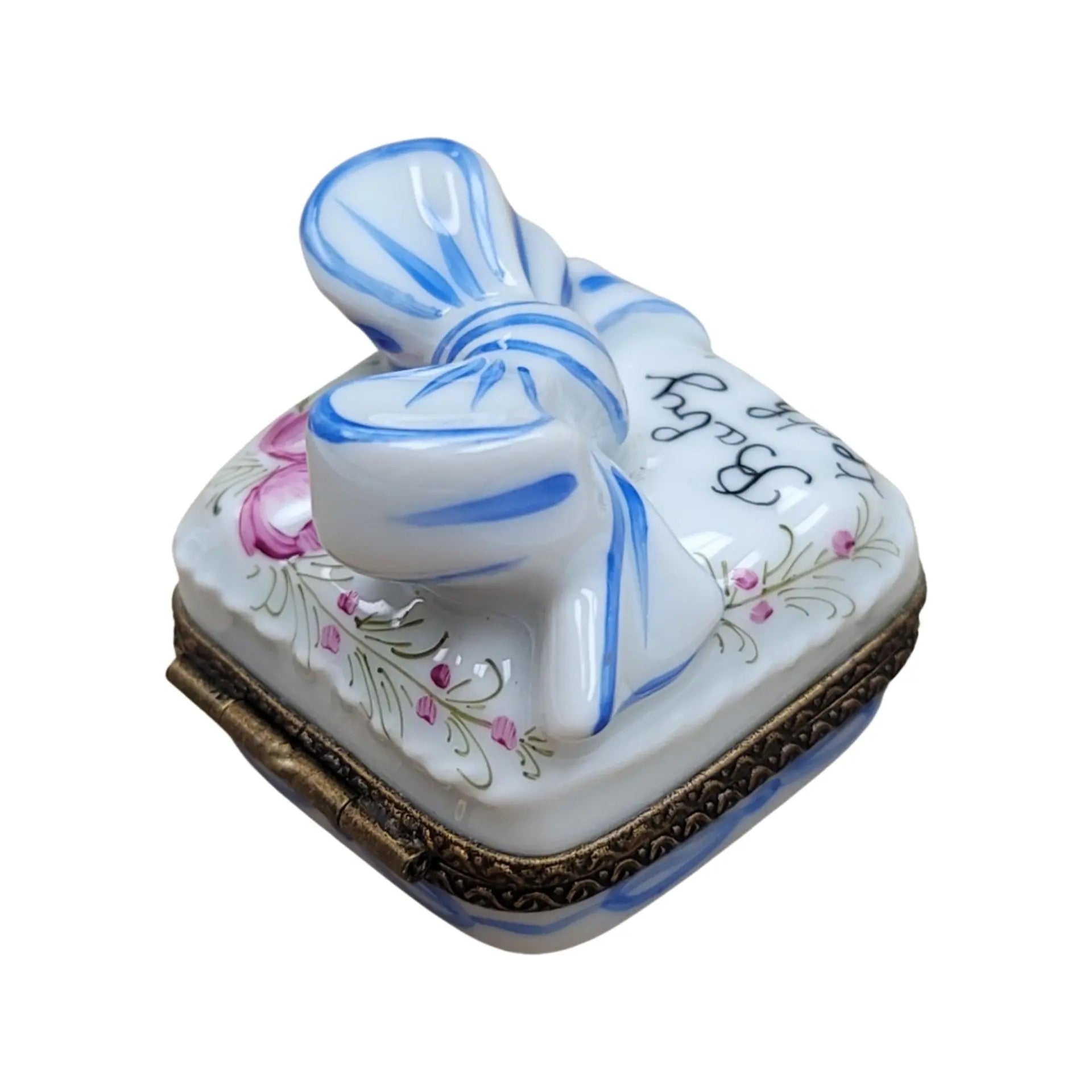 Baby Teeth Keepsake Limoges Box Porcelain Limoges Baby French Trinket Box