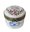 Baby Tooth Round Porcelain Limoges BABY maternity LIMOGES BOXES French Trinket Box