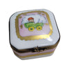 Baby in Pram Limoges Box Porcelain Limoges baby traditional French Trinket Box